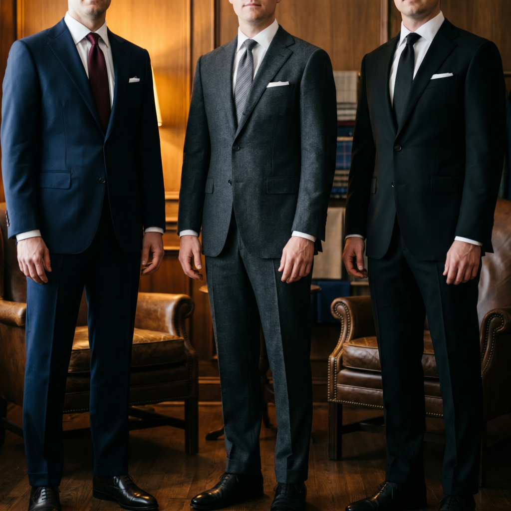 Navy vs. Charcoal vs. Black: The Most Versatile Suit Color for Weddings and Work