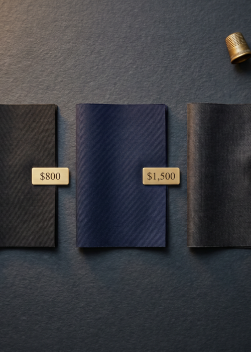 custom suit price tiers: what you get at $800, $1,500, and $2,500